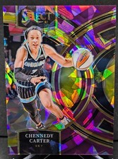 2024 Panini Select WNBA CHENNEDY CARTER Premier Purple Ice Prizm # /149 - SKY