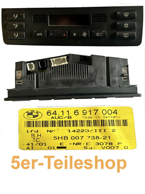 BMW E46 Klimabedienteil Heizungsbedienteil Bedienteil AUC 6917004 #4