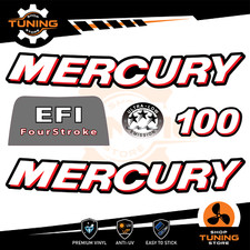Kit Adesivi Motore Marino Fuoribordo Mercury 100 cv - Four Stroke EFI Orion