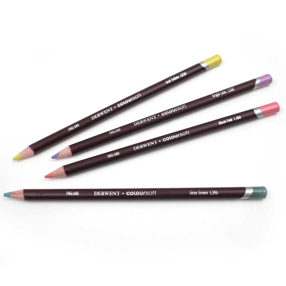 Derwent Coloursoft Professional Colour Pencils Available in Derwent Coloursoft Professional Colour Pencils Available in