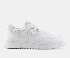 New Balance 550 White White B550WWW Men Size 8-13 NEW Trainer Runner