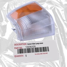 For Volvo 940 960 740 90-95 Right Passenger Side Turn Signalcorner Light Lenses For Volvo 940 960 740 90-95 Right Passenger Side Turn Signalcorner Light Lenses