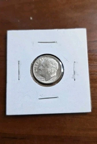 1959 D Roosevelt Dime BU Uncirculated Mint State 90% Silver 10c US Coin