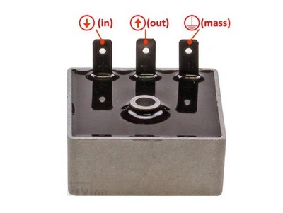 Spannungsregler 3-polig 12V für Hercules Prima KX Supra Sachs 504 505 506 Motor