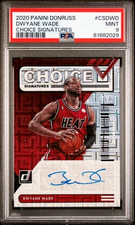 2020-21 Donruss Basketball Choice Signatures Dwyane Wade Auto #/49 Heat PSA 9