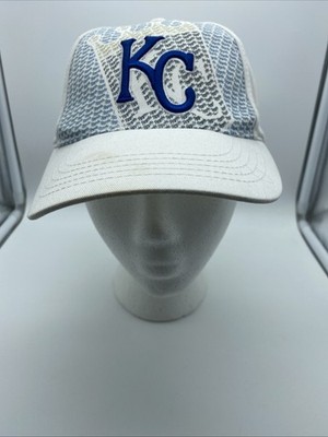 Kanas City Royals Baseball Hat Cap Hook & Loop White 40th Anniversary MLB