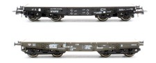 ROCO 'HO' GAUGE LOT OF 2 HEAVY DUTY FLAT WAGONS