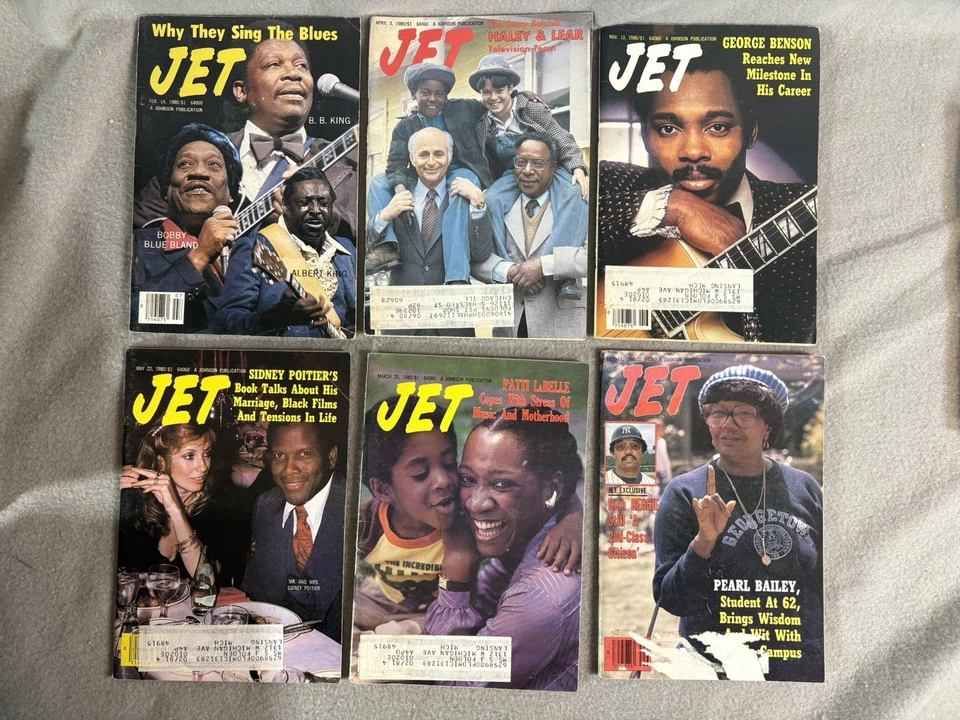Year 1980 JET Magazine LOT OF 54 Black History TV Fashion Music Sport FREE MAIL - Image 3 of 4