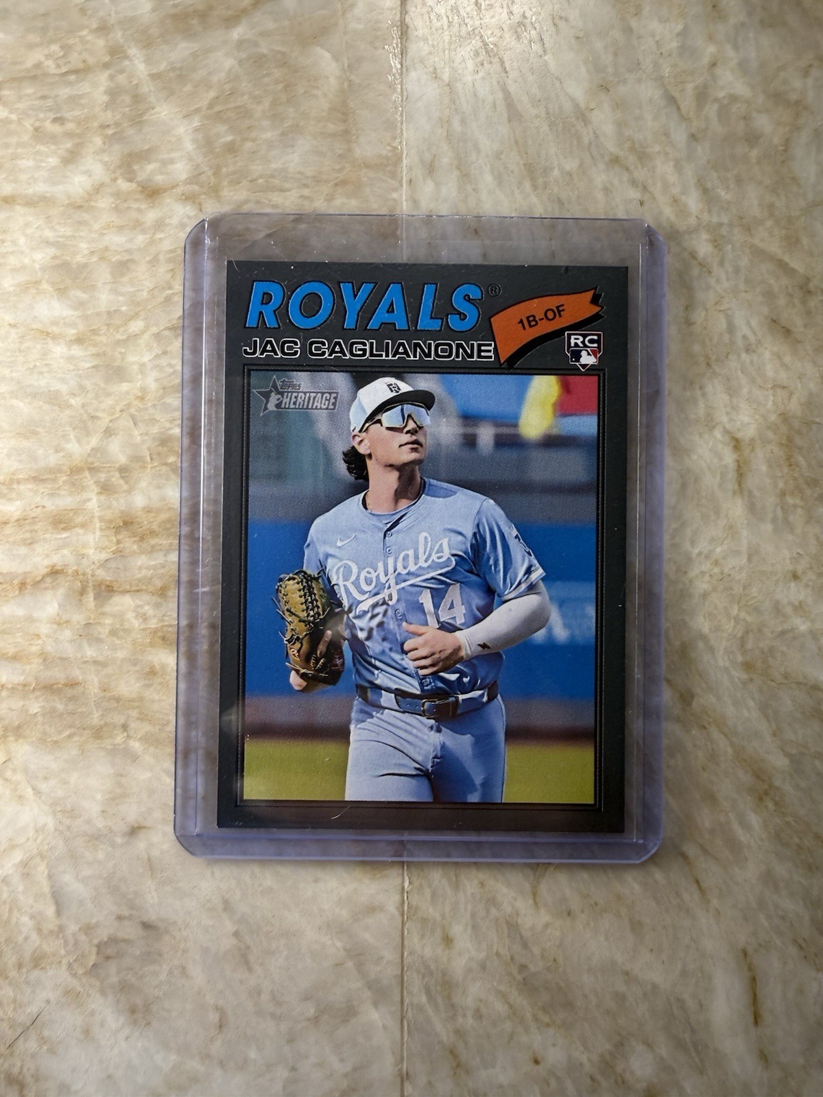 2026 Topps Heritage - Jac Caglianone #136 Dark Gray Border (RC)