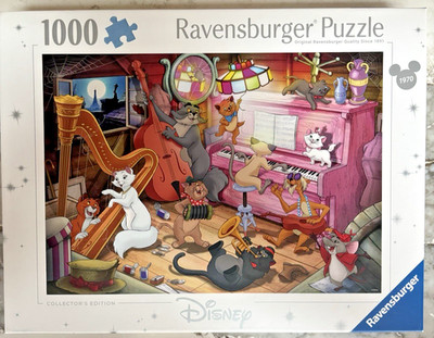 Ravensburger  Aristocats  Disney 1000 Pc Jigsaw Puzzle BRAND NEW COLLECTORS EDIT