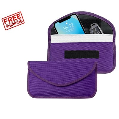 Universal Signal Blocking Faraday Bags - 2PCS Car Key & Phone Protectors