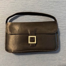 Vintage Black Evening Clutch  Purse  Bag