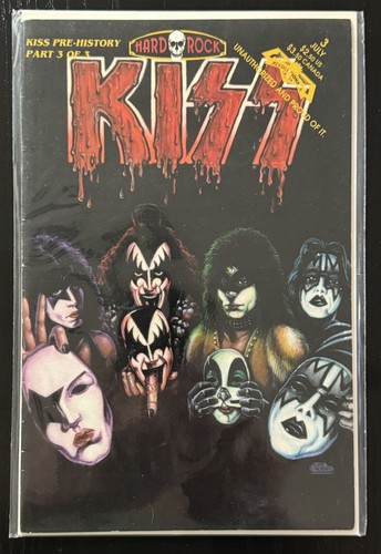 Lote completo de 3 números de cómics KISS Hard Rock de colección cardado y funda - Imagen 4 de 13