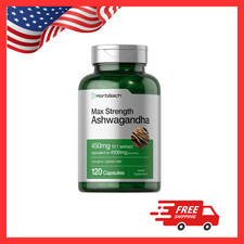 Ashwagandha Capsules  4500 mg  120 Count  by Horbaach