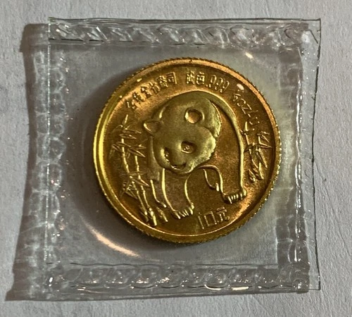 Chinese Gold Panda 1 oz coin from a recent eBay sale