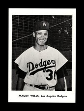 1961 Jay Publishing Los Angeles Dodgers Set-Break Maury Wills EX-EXMINT
