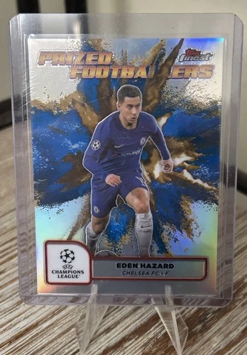 2024-25 Topps Finest Eden Hazard Prized Footballers Blue Gold Fusion #PFF-18