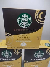 3x Starbucks Creamy Vanilla Nespresso Vertuo 8ct. Ea. 24total Exp:04/05/2025