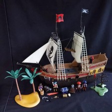 5135 Playmobil nave pirata, con isole, personaggi e accessori barca d'epoca