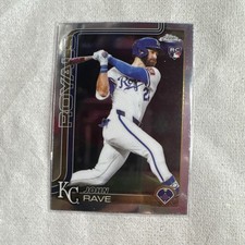 John Rave - 2025 Topps Chrome Update Rookie #USC136 Kansas City Royals Baseball