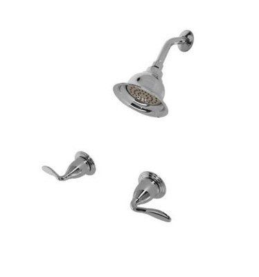 Moen Exclusive 2-Handle M-Pact Shower Hot & Cold Kit W/ Valves - Chrome LAT88890