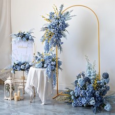 3 Piece Metal Wedding Arch Backdrop Stand Balloon Flower Artistic Decoration