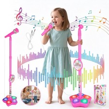 Karaoke Maschine Mikrofon Karaoke Mit St&auml;nder Karaoke Microphone Set f&uuml;r Kinder
