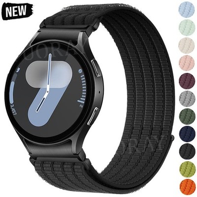 Nylon Loop Armband Für Samsung Galaxy Watch 7 6 5 4 Classic 42 43 47mm 40 44mm