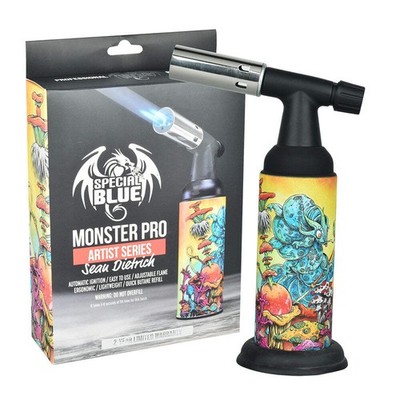 Special Blue Sean Dietrich Monster Pro Torch Lighter - 8''