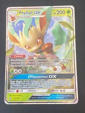 CARTE POKEMON PHYLLALI GX 13/156 ULTRA RARE SL ULTRA PRISME - TBE/EXC