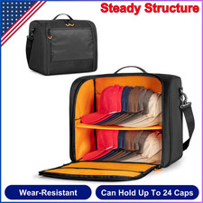 Large Hat Bag For Baseball Caps, Cap Organizer Carrier for 20-24 Caps Portable