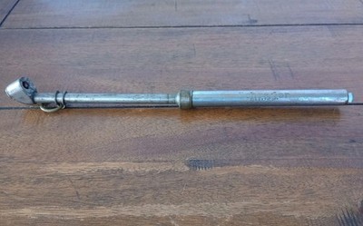 Vintage Schrader Service Tire Gauge Reg.US Pat by A Schrader Son USA Rare HTF