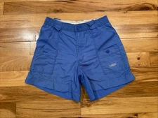 Aftco Shorts Mens Size 28 x 5 Blue Cargo Utility Tactical Fishing Tackle