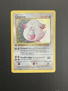 chansey pokemon card first edition 1st Edition Chansey