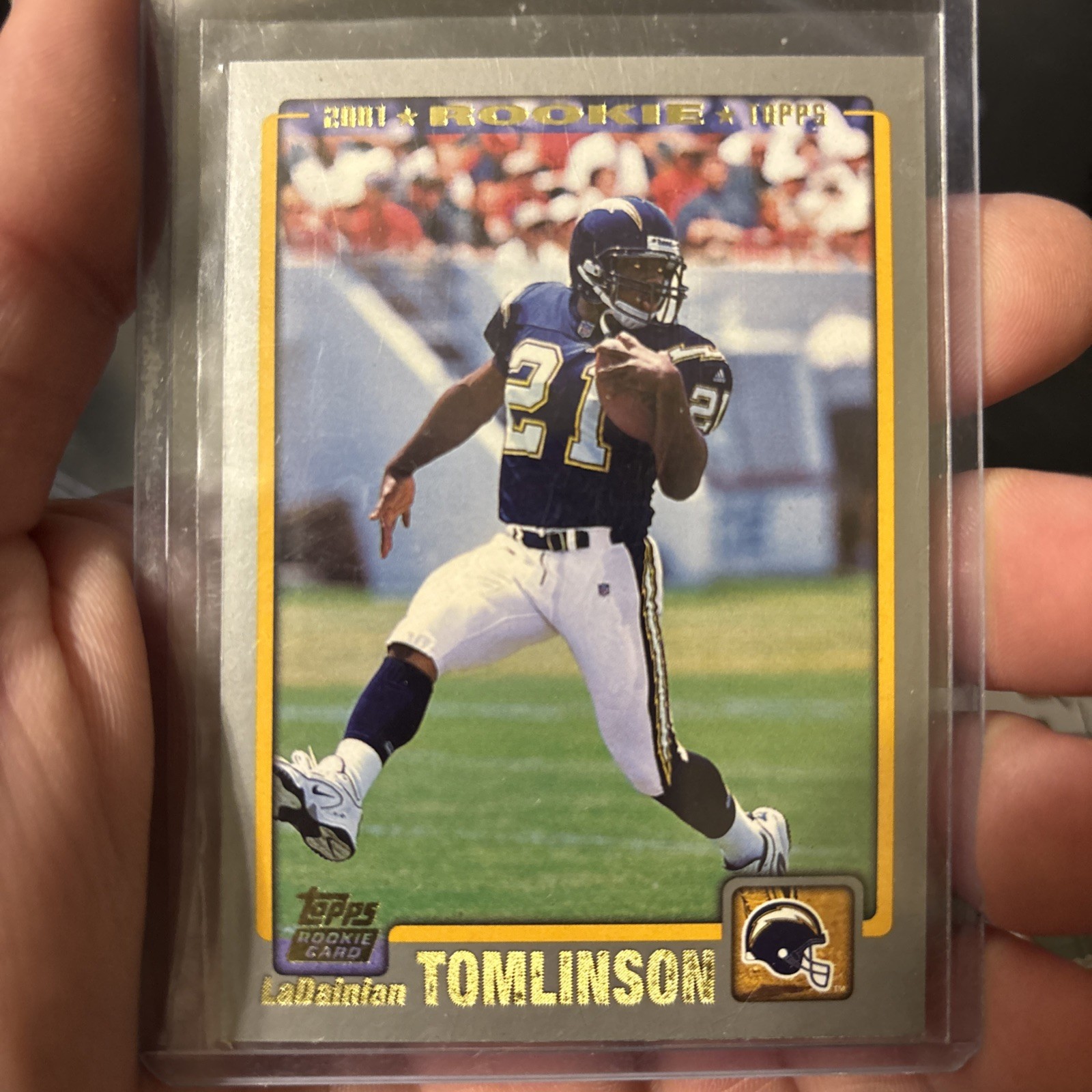 2001 Topps #350 LaDainian Tomlinson Topps Collection San Diego Chargers Rookie