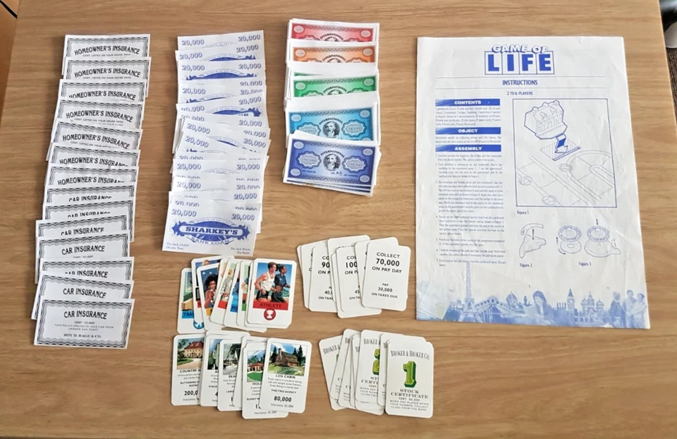 GAME OF LIFE MB GAMES 1997. COMPLETE AND IN GOOD USED CONDITION. BOX LID TATTY - Image 2 of 4