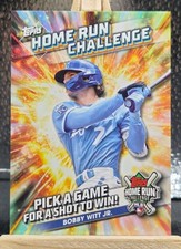 BOBBY WITT JR. 2024 Topps Baseball #HRC-29 HOME RUN CHALLENGE (Unused) Royals 