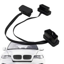 Cable de extensión OBD automotriz un punto dos/uno remolque dos codos cable plano Obd2 anuncio