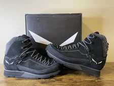 Salewa MTN Trainer 2 Winter Gtx Mens Boots Sz 9.5 Black Trekking & Hiking Boots