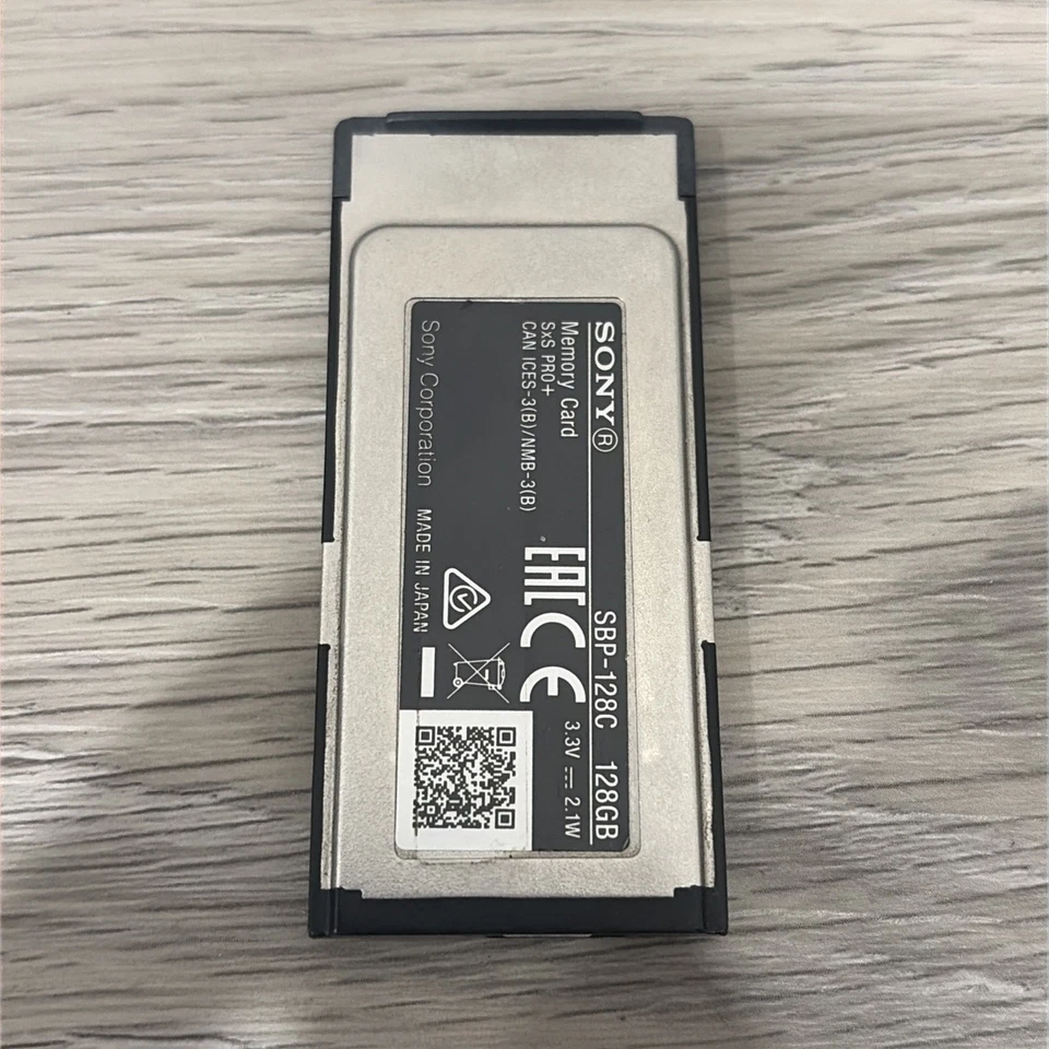 Sony SBP-128C SxS PRO+ 128GB Memory Card Tested Working - Image 2 of 2