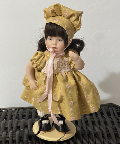 7” Antique French Repro SFBJ 252 Pouty All Bisque Jointed Doll Painted Eyes