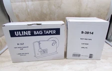 U-Line H-167 Standard Bag Taper With 16 Rolls Of 3/8" Bag Tape S-3814