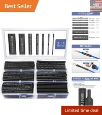 Professional 360 PCS Heat Shrink Tubing Set – Fast Contraction & Waterproof