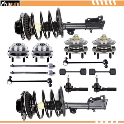 Fits Dodge Grand Caravan 01-04 Front Struts Rear Stabilizer Outer Inner Tie Rod