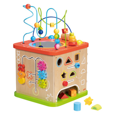 goki Activity- und Motorikwürfel XXL Kinderspielzeug Spielzeug Babyspielzeug