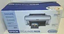 Epson Stylus Photo R220 Inkjet Printer Photo and CD/DVD Printing (NEW OPEN BOX!)
