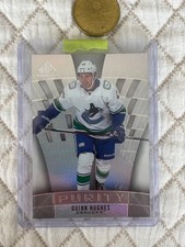 21-22 Sp Game Used Quinn Hughes Purity
