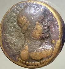 Ancient Kushan Empire Coin Indo-Greek 80-90AD Tetradrachm Soter Megas Vima Takto