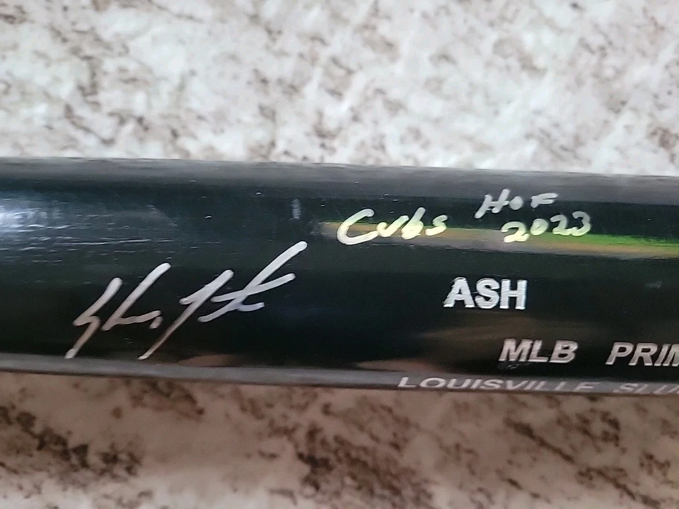 Bate Louisville Slugger firmado por Shawon Dunston con inscripción "Cubs HOF 2023" (CERTIFICADO DE AUTENTICIDAD JSA) Foto 3 de 4