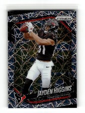Jayden Higgins 2025 Panini Prizm #376 Houston Texans Lazer RC
